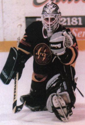Platers goalie Jamie Storr